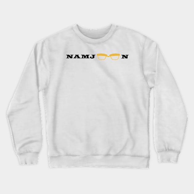 Namjoon With Glasses Crewneck Sweatshirt by Maries Papier Bleu